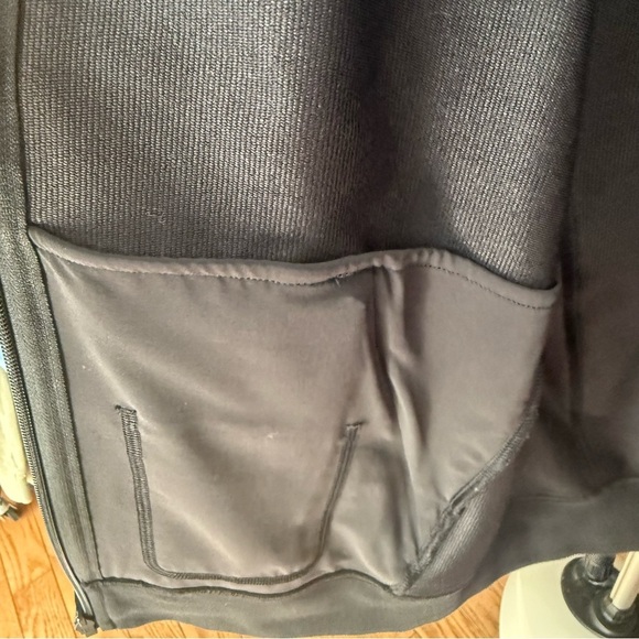 Lululemon Surge Sweat Hoodie Men's Medium Full Zip Black Sweat Wick Gym - Picture 5 of 7